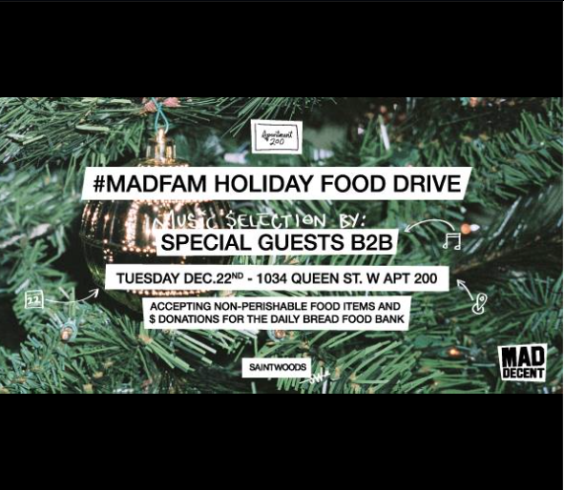 #MadFam Holiday Food Drive